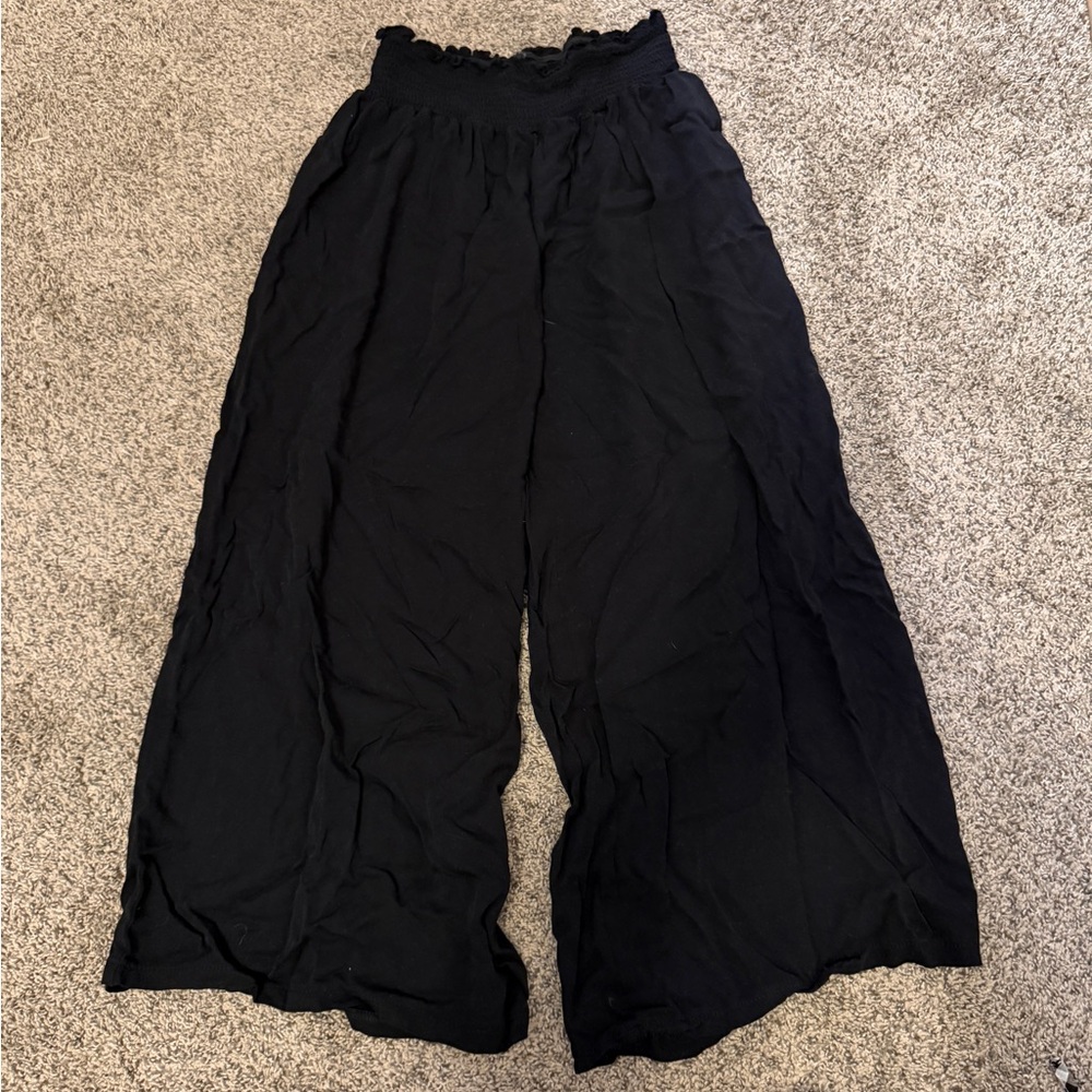 Chic Black Wide Leg Pants